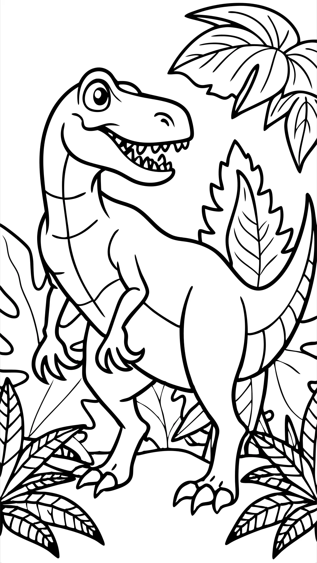 Página para colorear de Indominus Rex